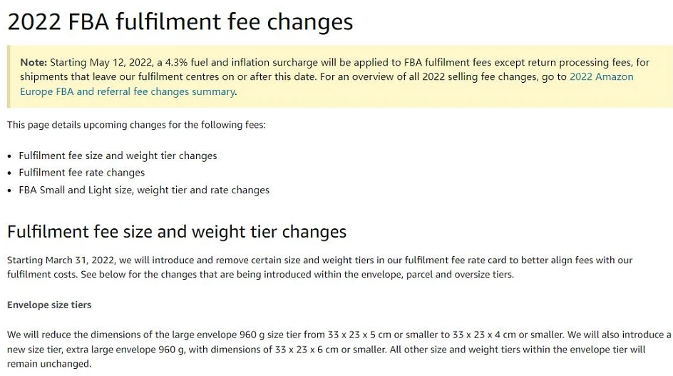 fee tier policy updates review_0